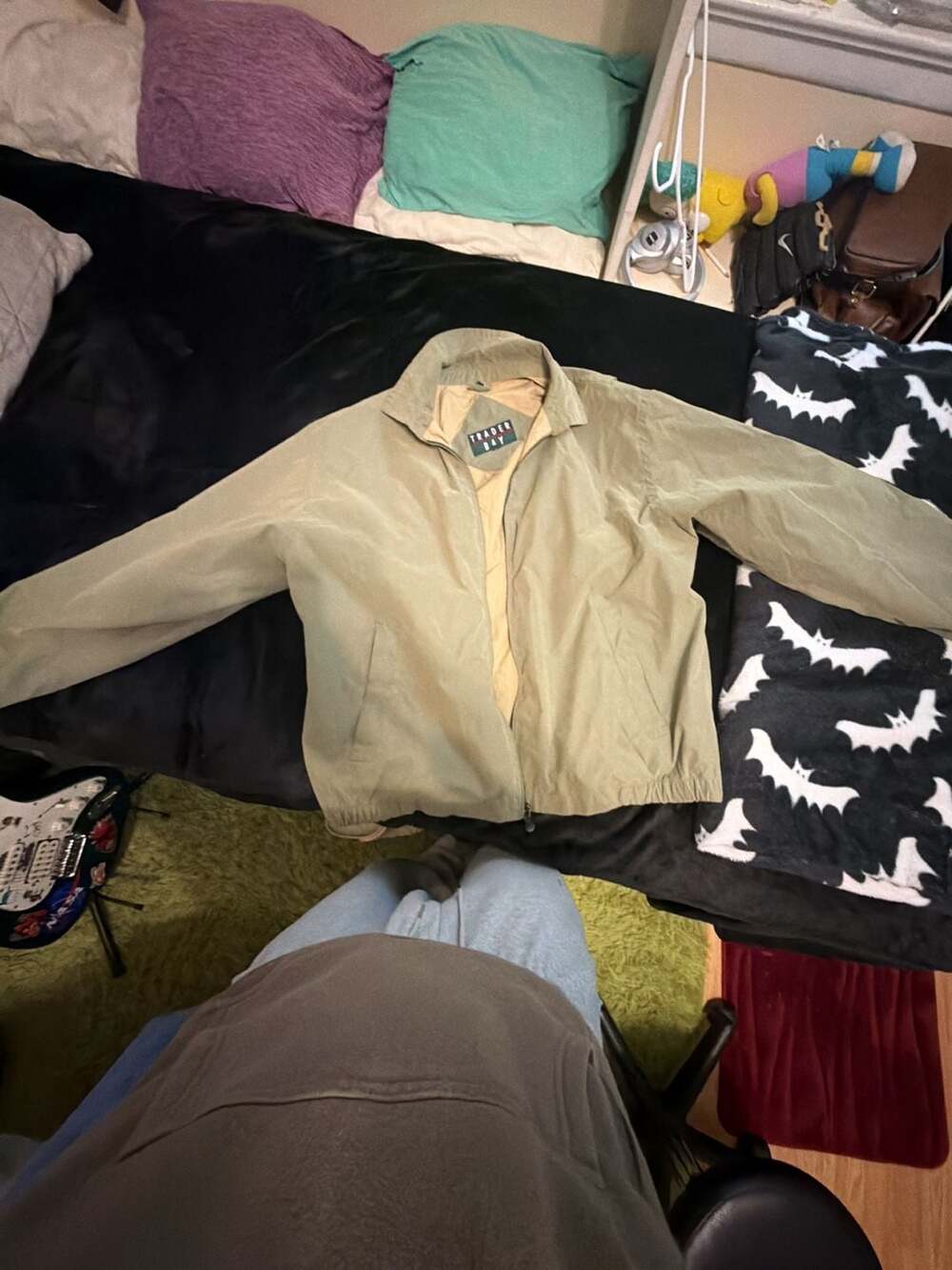 Trader Bay Full Zip Jacket Green Lined